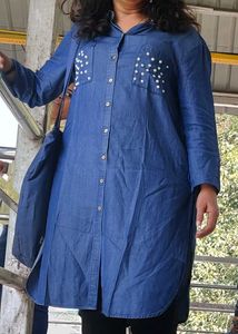 Soft Denim Kurti