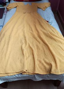 Elegant Yellow Ethnic Gown