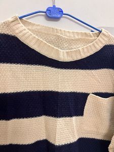 Striped Knit Sweater