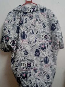 Christian Dior Graphic Print Button-Down Shirt
