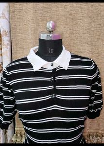 Striped Bodycon Midi Dress