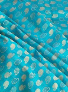 Elegant Blue Silk Saree