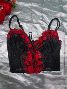 Imported Red &amp; Black Corset