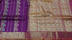 Elegant Purple Kanjivaram Silk Saree