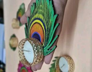 Peacock Candle Holder