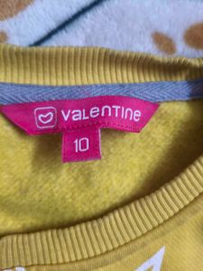 Girls' Fleece Sweatshirt cord set for 6-8 years