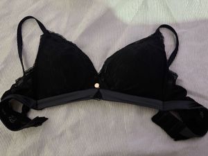 Black Lace Bra