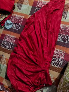 Red Satin Fabric