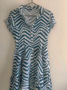 Chevron Print Dress 👗
