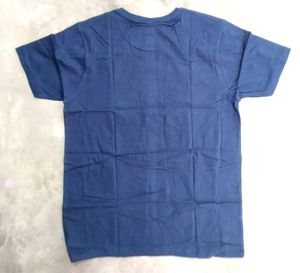 Brand New Navy Chest Printed T-shirt