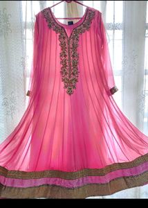 Pink Anarkali