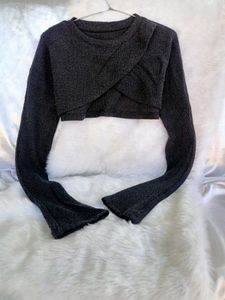 🌼Chic Black Cropped Bolero🌼