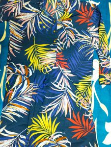 Midi Leaf Print Dress For Women