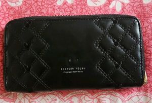 Forever Young Black Wallet
