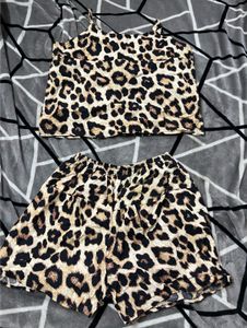 Leopard Print Lounge Set