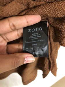 Zero Brown Sleeveless Top