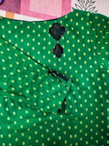 Designer green kurti