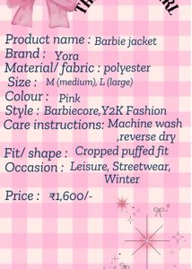 Barbie Girl Jacket