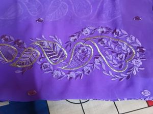 Purple Saree