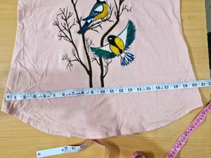 Pink Embroidery Top