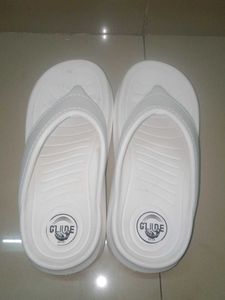 White Glide Flip-Flops