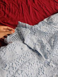 A Beautiful Woman&#39;s Blue shirt