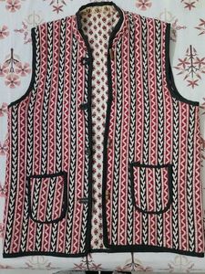 Reversible Quilted Jaipuri cotton jacket