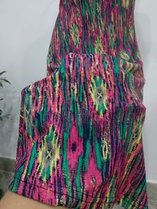 Multi Printed A Line Dress