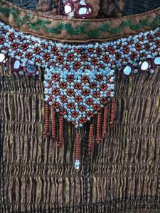 Brown Embellished Kurta