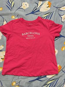 Pink Barcelona Graphic Tee 💕