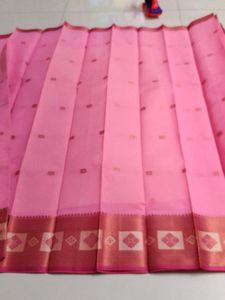 Pink Cotton Saree