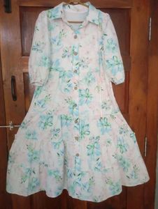 URBANIC floral Pattern Layered Dress