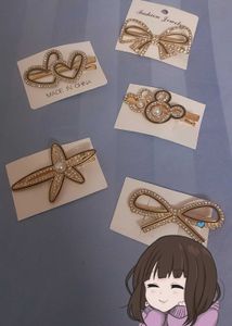 ✨️👀 Eye Catching Elegant Golden Hair Accessories