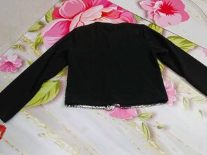 (599)Sequin Embellished Party Cardigan