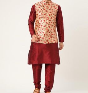 Men Kurta Set With Jacket