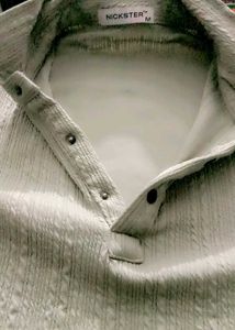 Green Button-Up Shirt