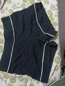 Black & White Trim Shorts