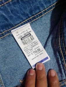 Blue Wide Leg Jeans