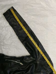 Stylish Black Faux Leather Jacket