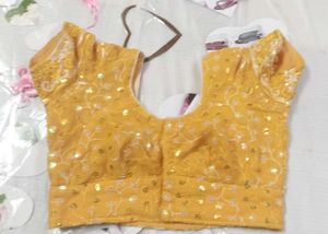 Very Beautiful Haldi Ceremony Blouse