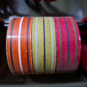 Colorful Striped Bangles