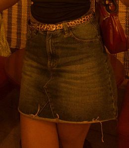 Denim Co. Short Vintage Skirt