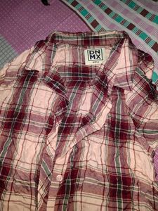 Checked Button-shirt And Pants