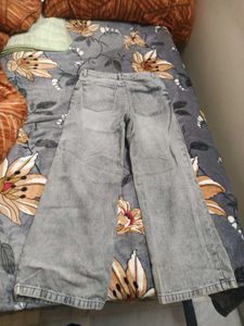 Wide Leg Denim Jeans