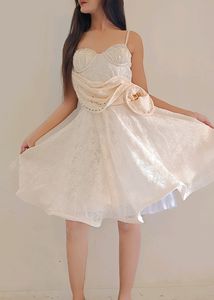 Designer Bra Cut Pattern One Peice Dress