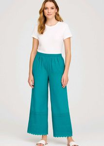 Chikankari Palazzo Pants – Size XL
