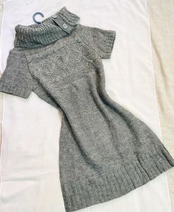 🎁Buy1 Get1 Free Stylish Gray Sweater Dress F
