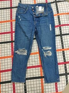 H&M Distressed Denim Jeans