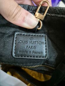 Black LV Tote Bag