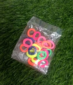 Pack Of 20 Rubber Bands(Available In 6Neon Colors)